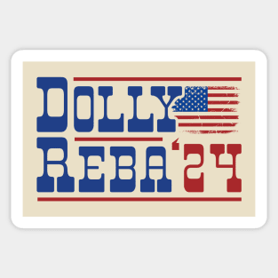 Dolly Reba 2024 For President Sticker